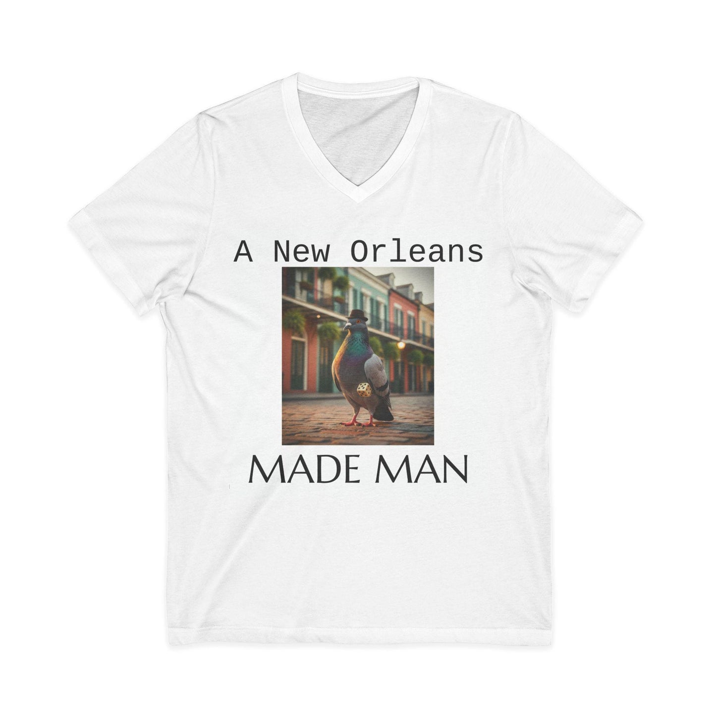 A New Orleans Made Man T-Shirt | V-Neck City Street Photo Tee