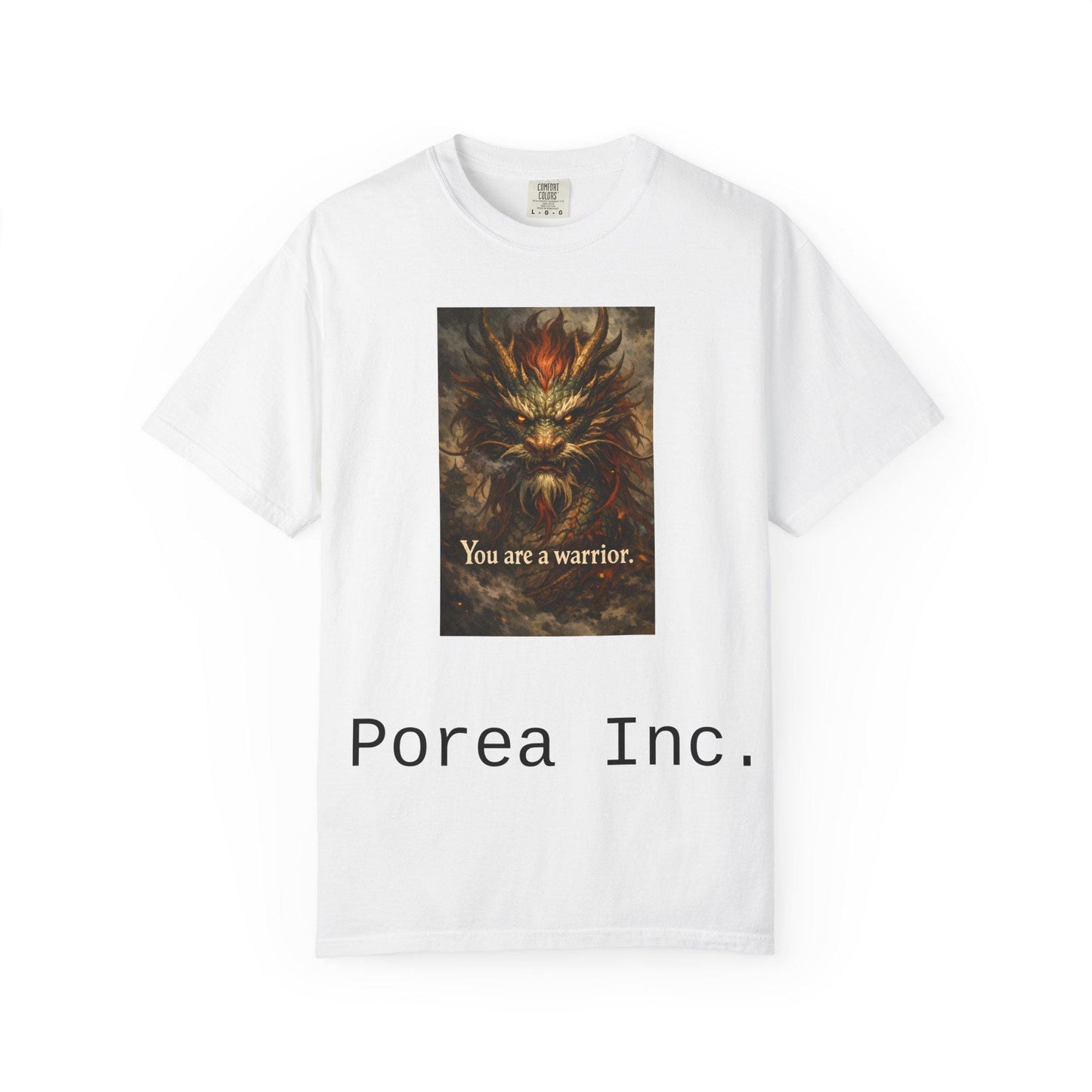 Fierce Dragon Warrior You Are a Warrior T-shirt | Mythic Graphic Tee