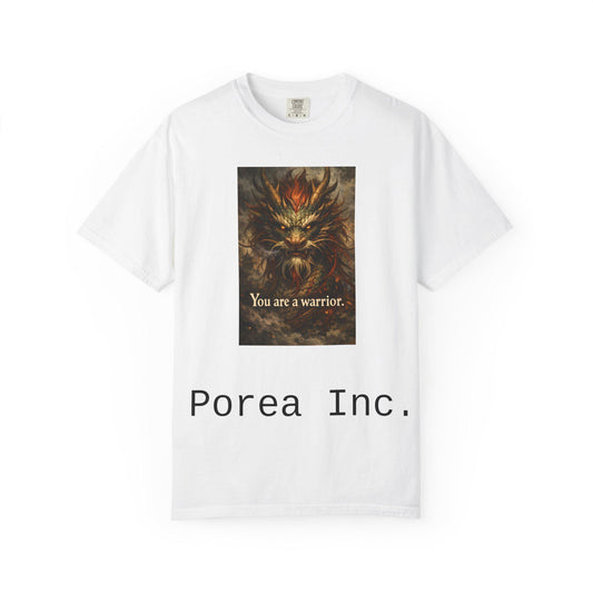 Fierce Dragon Warrior You Are a Warrior T-shirt | Mythic Graphic Tee