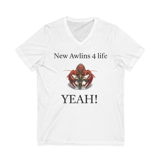 New Awlins 4 Life Crawfish Yeah! T-Shirt | Louisiana Cajun Pride