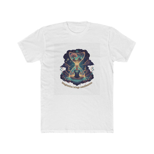 Imagination Brings Manifestation Cosmos illustration T-Shirt floral frame